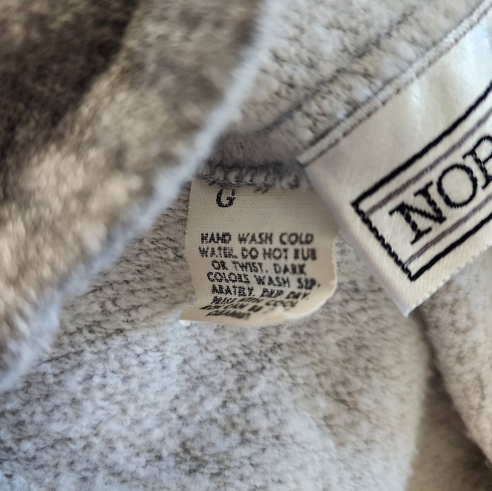 1980s Norma Kamali Vintage Gray Sweatshirt Jacket Size L and Skirt SIze M - Picture 15 of 16